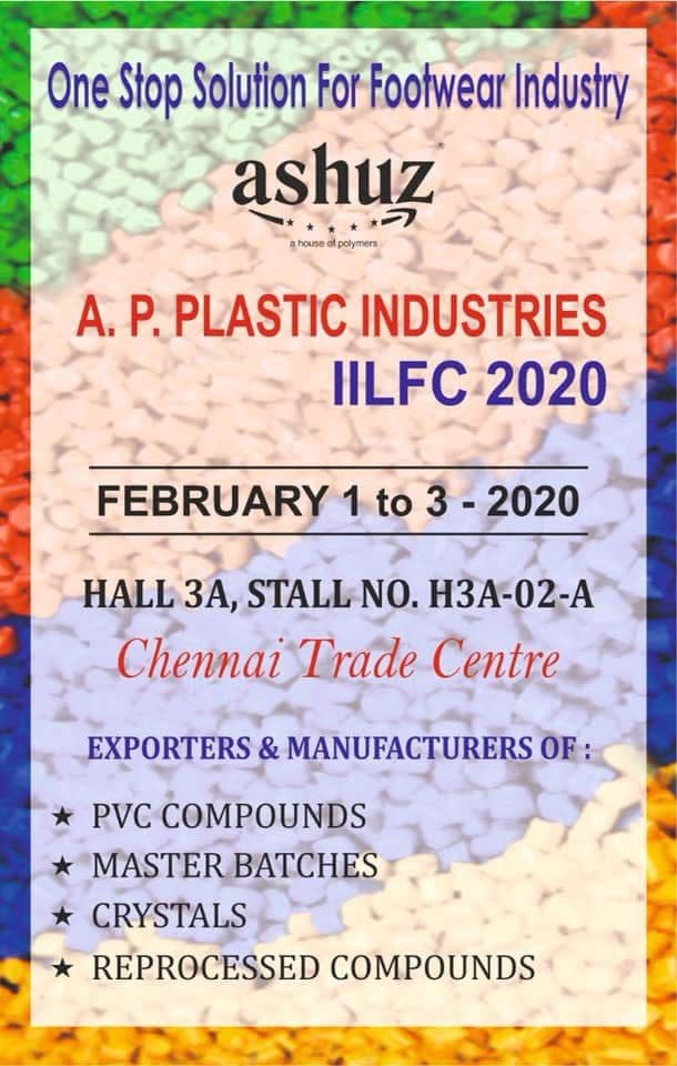 Ashuz invitation for IILFC 2020 at Chennai Trade Centre