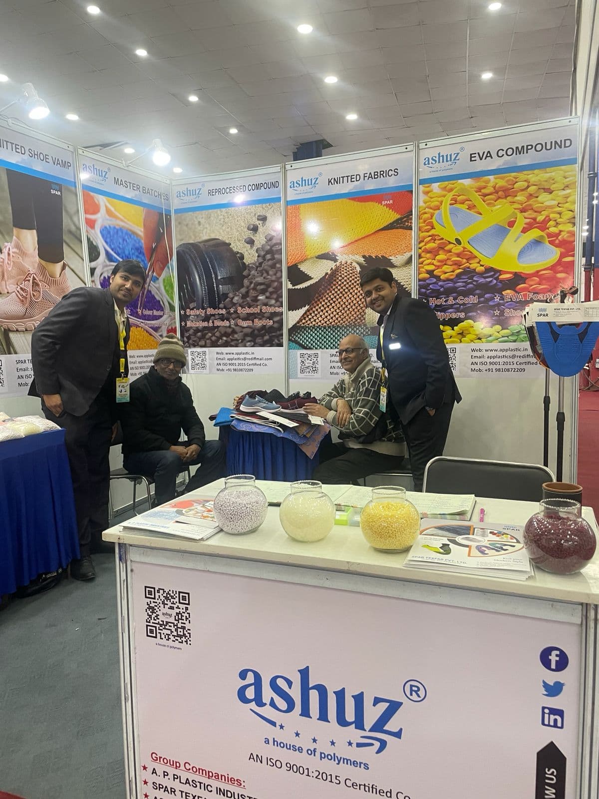 A.P. Plastics Industries India stall in Kathmandu Nepal